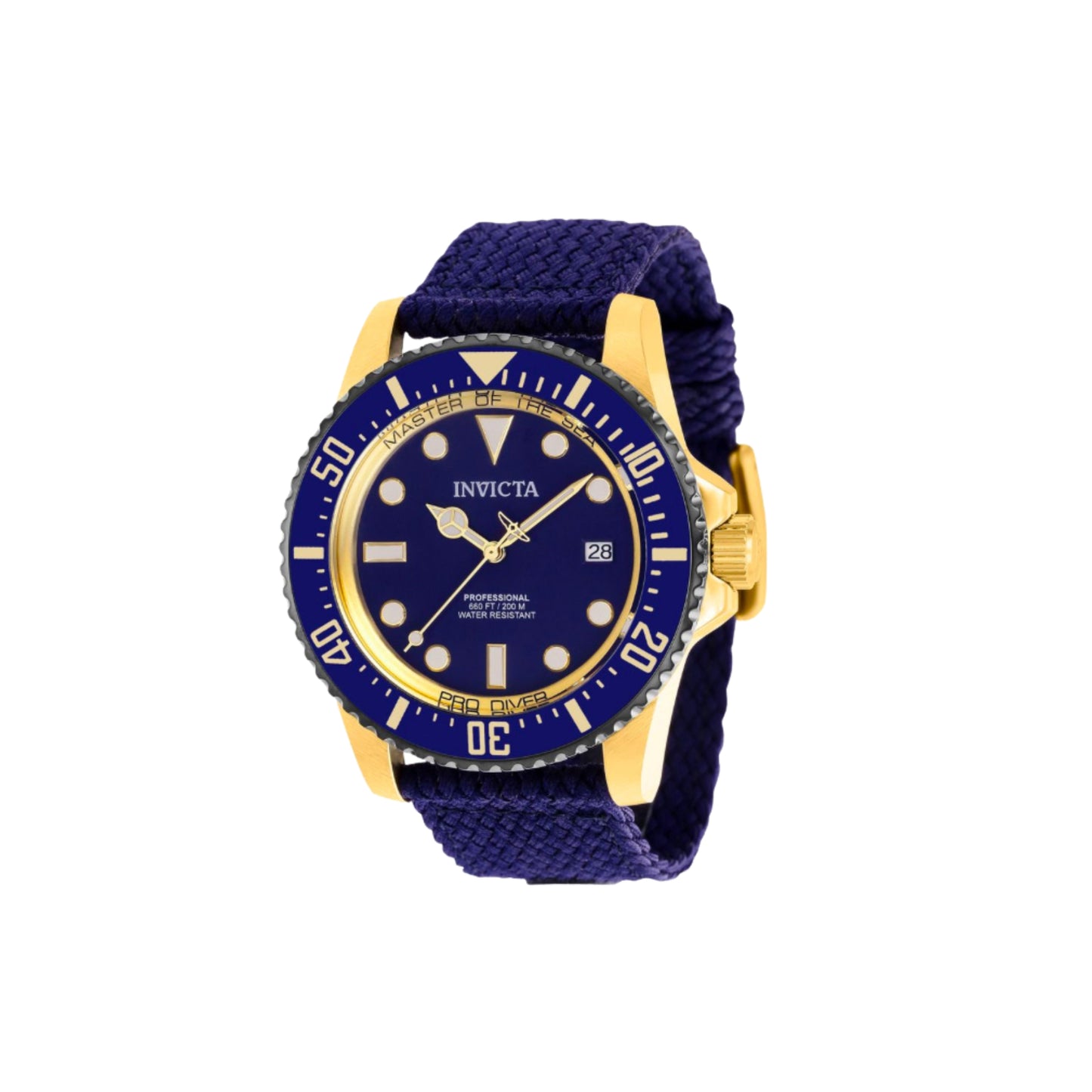 Blue & gold Invicta watch