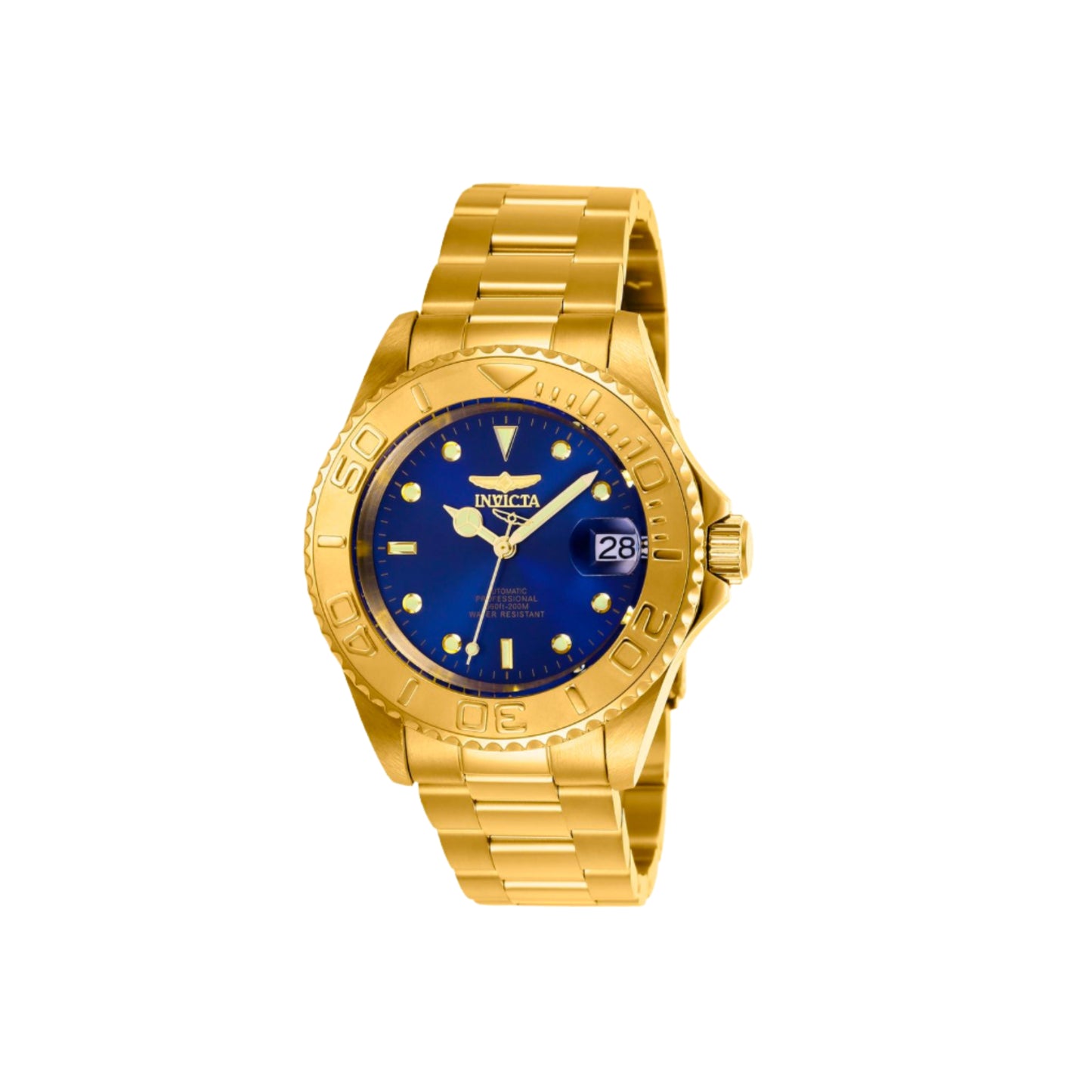 Invicta Gold & blue watch