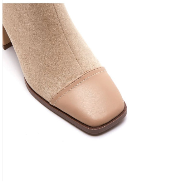 Brown Fashion Attitude ankle boots