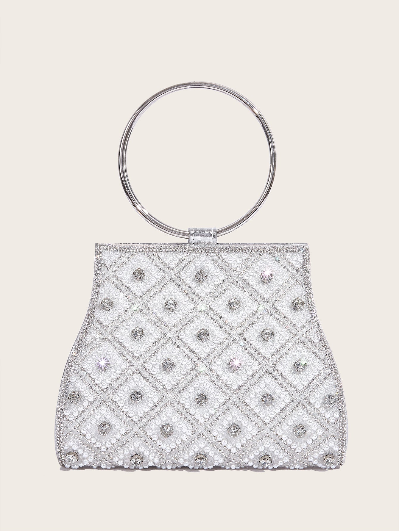 Lingge shell vegan leather bag