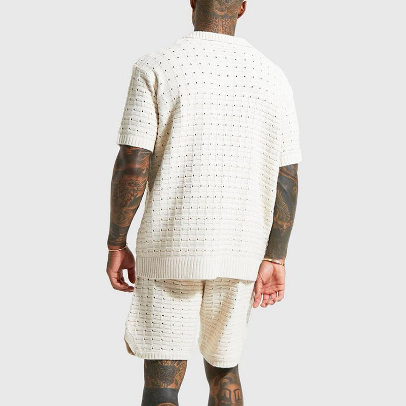 Patched Collared T-shirt