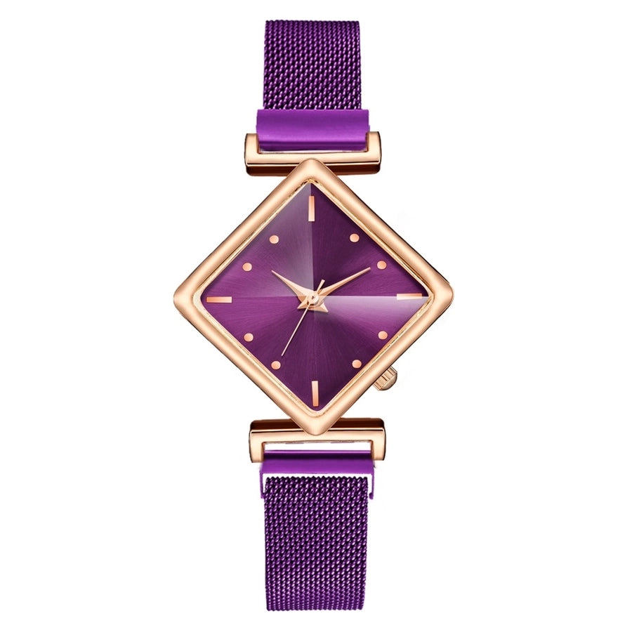 Coloured style diamond shape watch
