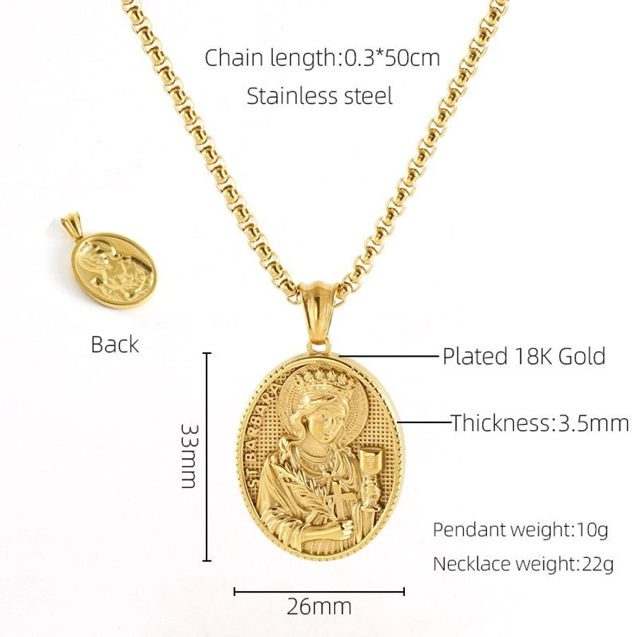 Saints & symbols Plated Pendant Necklaces