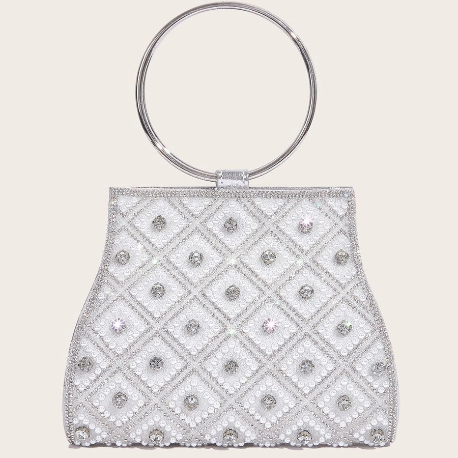 Lingge shell vegan leather bag