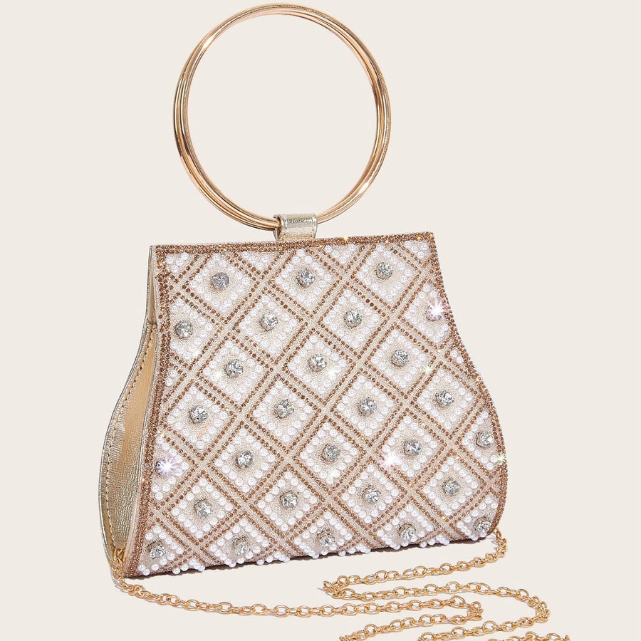 Lingge shell vegan leather bag