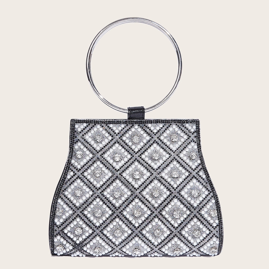 Lingge shell vegan leather bag