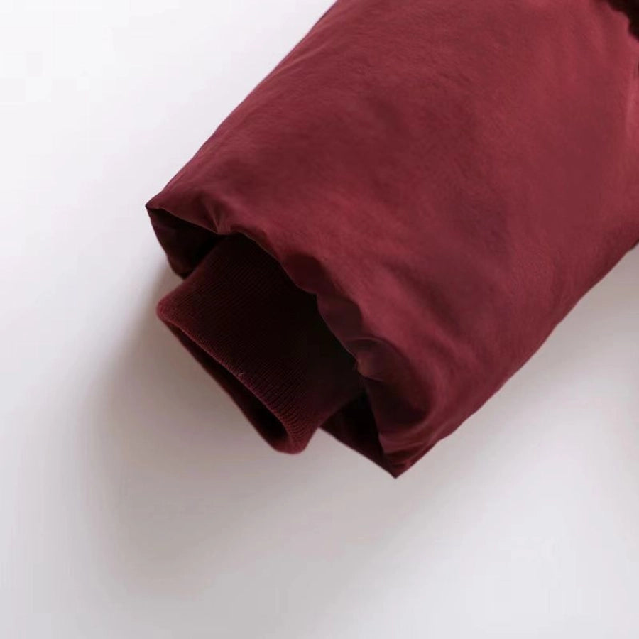 Casual high collar zipper coat