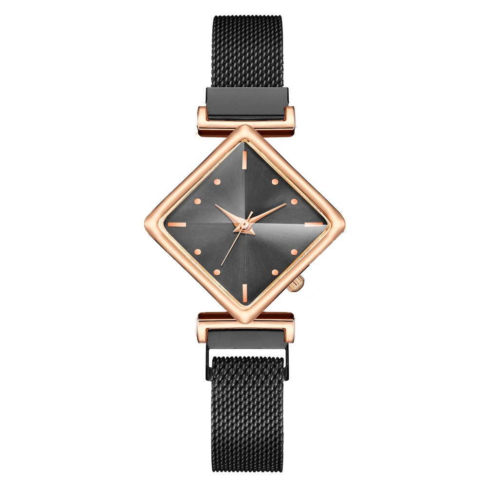 Coloured style diamond shape watch