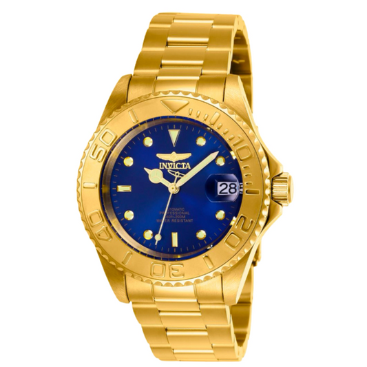 Invicta Gold & blue watch