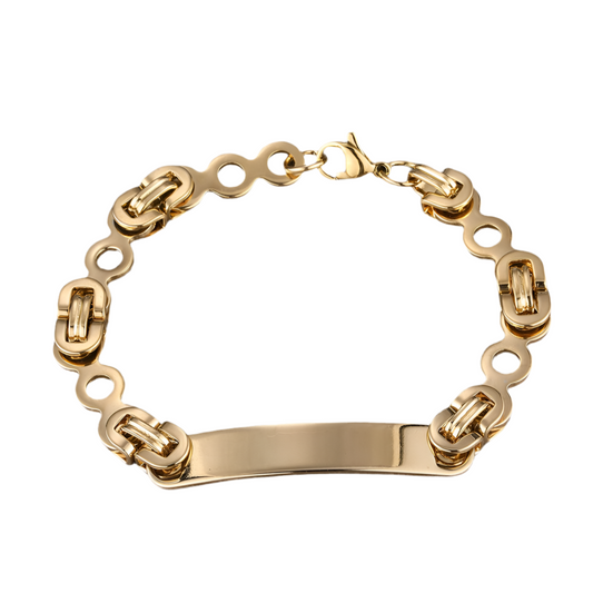 18k gold plated vintage bracelet