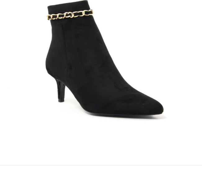 Fashion attitude black ankle boots