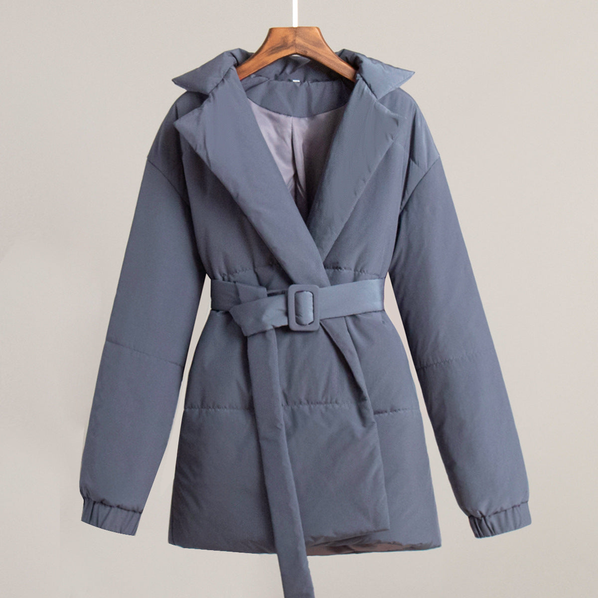 Tied Turndown Coat