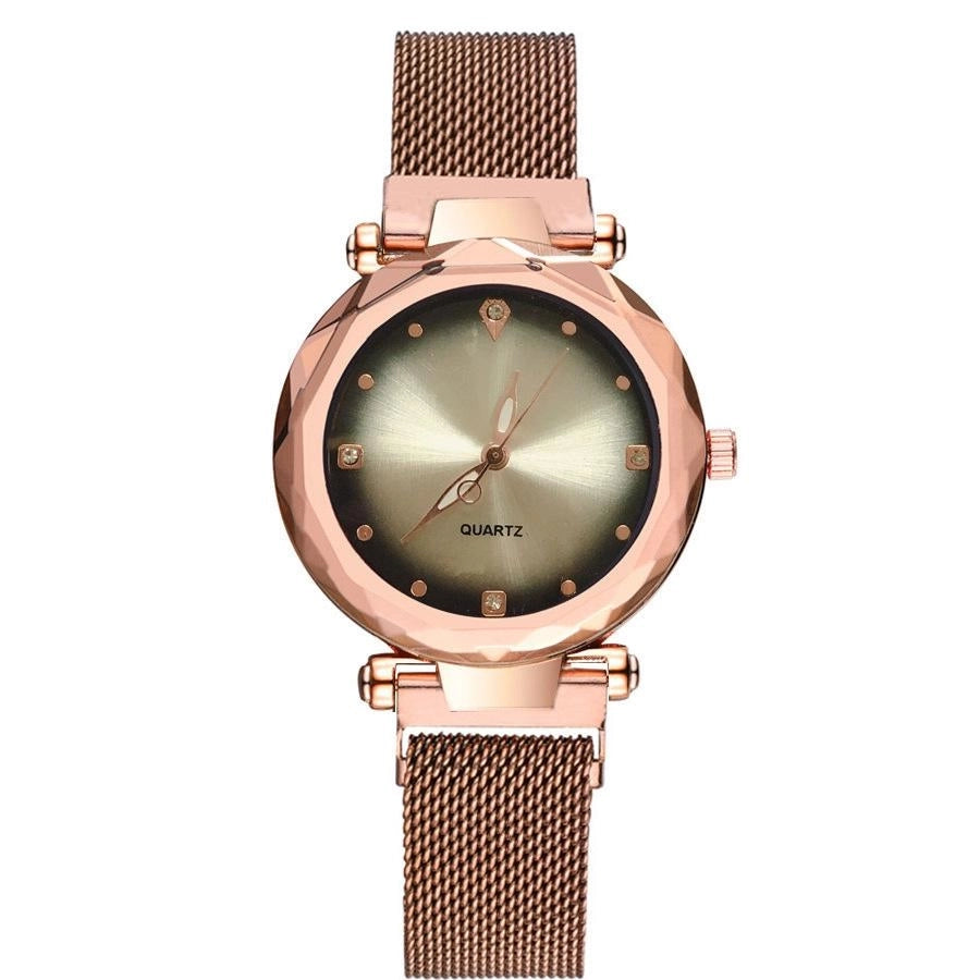 magnetite milan mesh belt watch