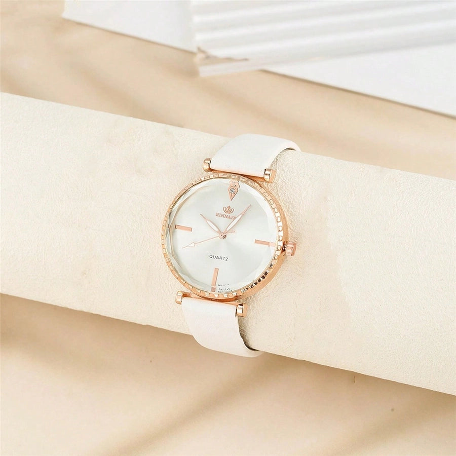 Casual Simple Style Geometric Buckle Quartz Women's Watches