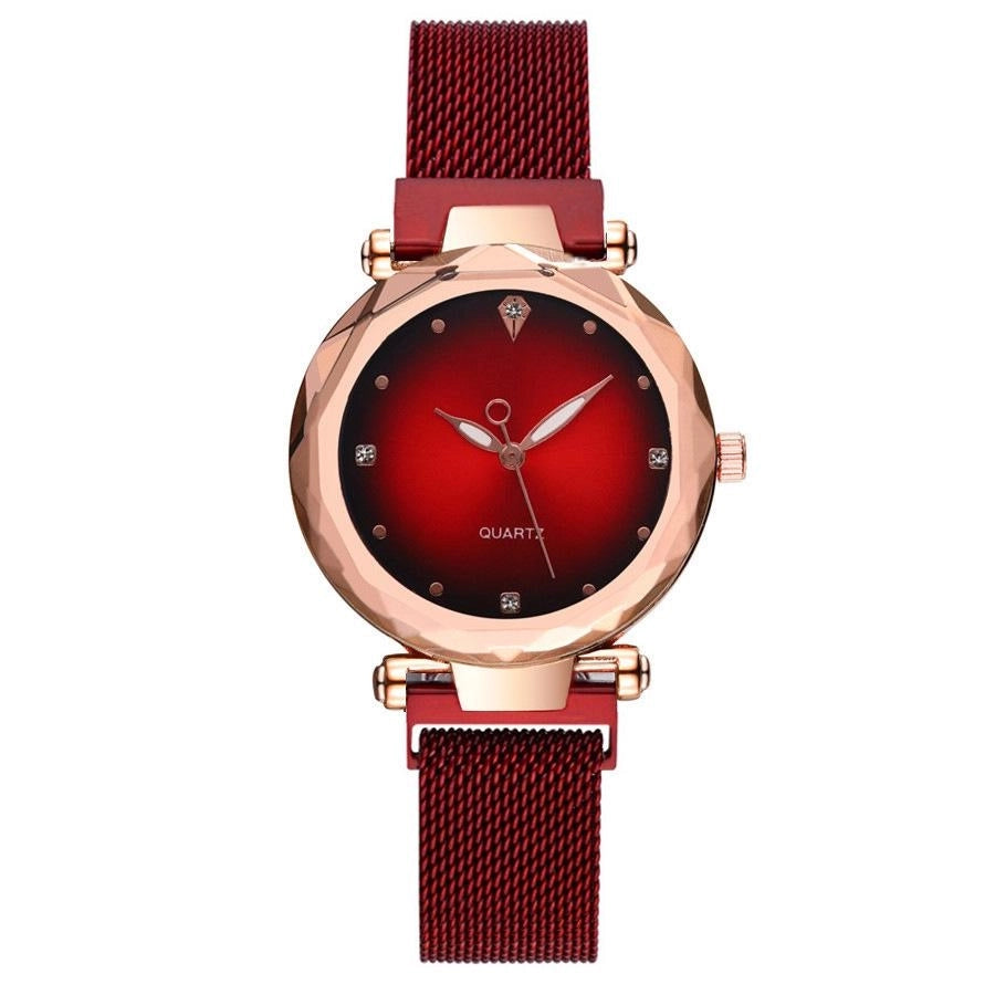 magnetite milan mesh belt watch