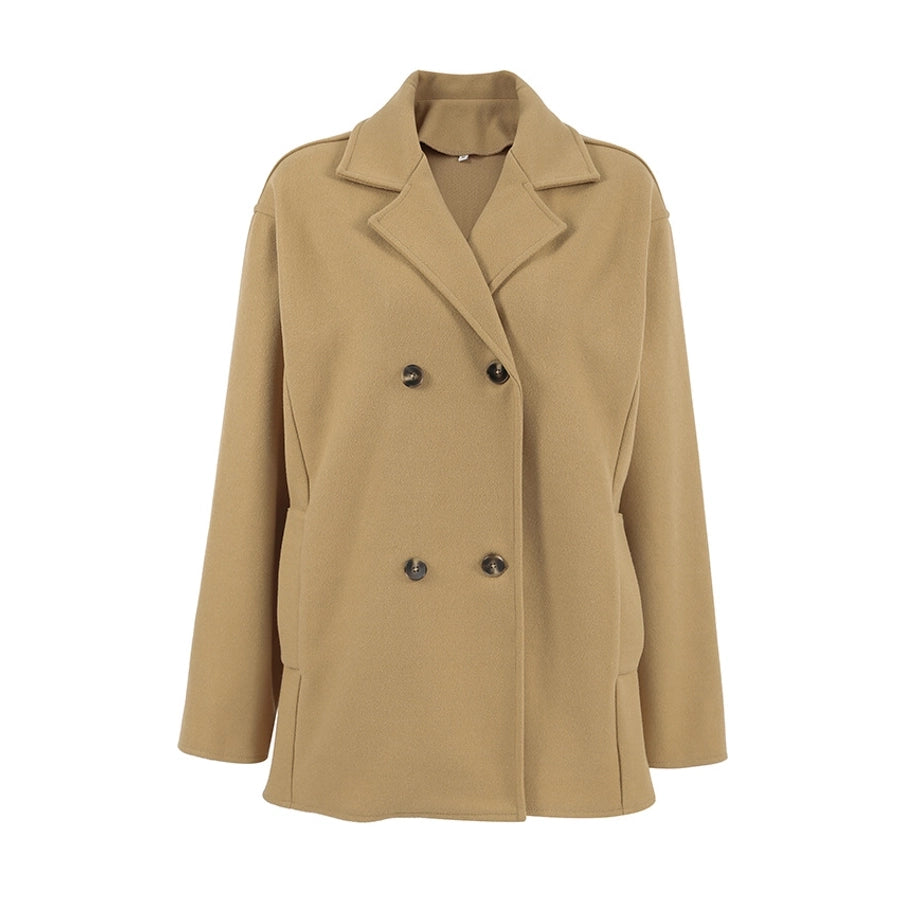 Retro Collar Coarse Jacket