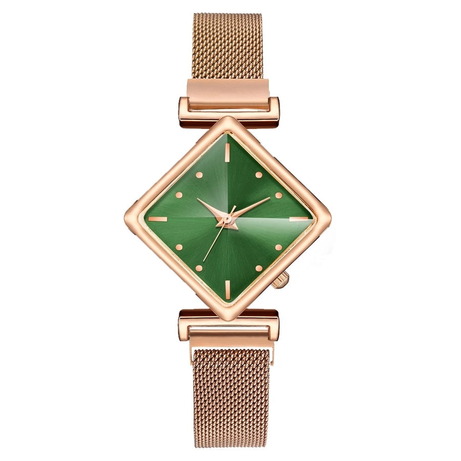 Coloured style diamond shape watch